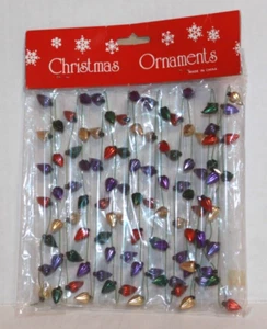 8' Mini Christmas Ornament Christmas Tree Garland NIP - Picture 1 of 1