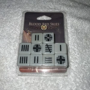 BLOOD RED SKIES GERMAN DICE SET SEALED WARGAMING WARLORD GAMES WWII WARGAMING - Picture 1 of 2
