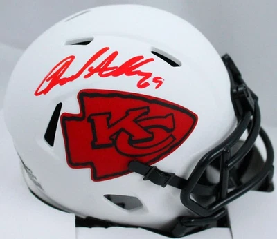 Mini Casco Autografiado Jared Allen Kansas City Chiefs Velocidad Lunar-BeckettW Holo Foto 1 de 3