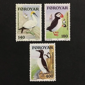 Islas Feroe 1978 set completo MNH ** aves Sc#36-38 - Imagen 1 de 1