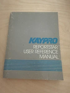 Kaypro Reportstar User Reference Manual - Zdjęcie 1 z 2