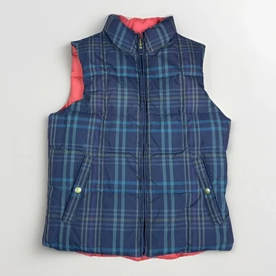 Chaleco acolchado acolchado vintage Ralph Lauren a cuadros reversible años 90 para mujer talla S Foto 1 de 4