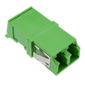 5x InLine® LWL Kupplung, Duplex LC/LC, singlemode, grün, mit Shutter, Keramik-Hü - Bild 1 von 3