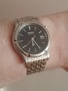 Seiko men's kinetic watch - Picture 1 of 4