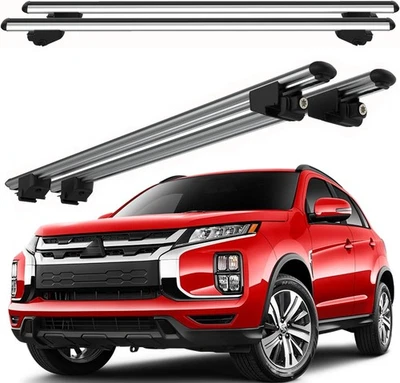 Roof Racks Cross Bars For Mitsubishi Outlander Sport Silver Aluminum 2011-2023 - Изображение 1 из 4