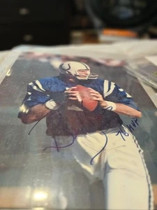 Foto autografiada a color 8x10 de Bert Jones de los Baltimore Colts 76 mvp - Imagen 1 de 2