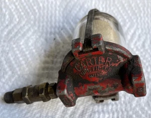 Vintage CARTER Fuel Filter Carbureter 2146397 w/ Glass Bowl Hot Rod Rat Rod - Picture 1 of 6