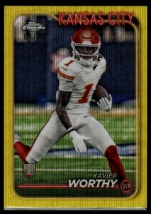 2024 Topps cromo #208 Xavier digno refractor amarillo #/75 - Imagen 1 de 2