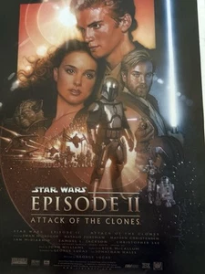 Vintage Star Wars EPISODE 2: ATTACK OF THE CLONES 2002 Original Movie Poster - Picture 1 of 9
