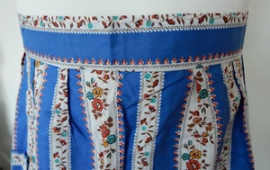 Handgefertigte Erwachsene Schürze mit Tasche Matt Baumwolle Ditsy Blumen Küche Grill Vintage - Bild 1 von 10
