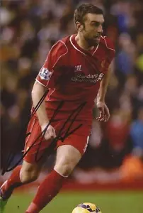 LIVERPOOL: RICKIE LAMBERT SIGNED 6x4 ACTION PHOTO+COA - Picture 1 of 1