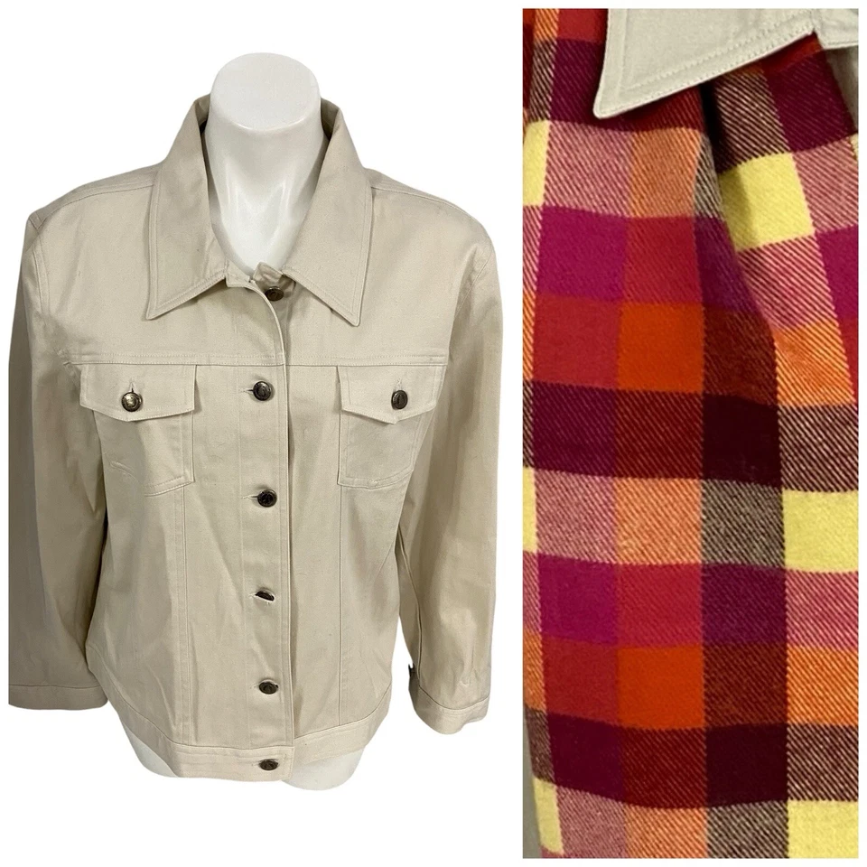 Куртка женская Great Northwest Trucker Jacket XL желтовато-коричневая капсула базовая для работы в офисе Cabincore - Изображение 1 из 4