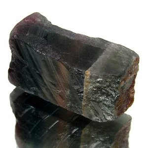 142,00 kt grobe Form 100 % natürlicher zweifarbiger Fluorit brasilianischer Edelstein CH 3188 - Bild 1 von 2