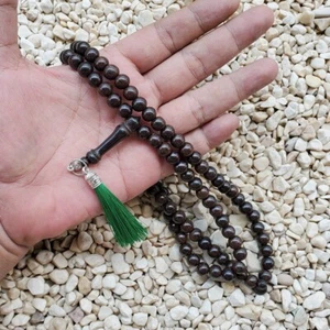 Tamarindo Corazón Islámico Tasbih 8 mm Galih Asem 99 Cuentas Dhikr Musulmán Misbaha - Imagen 1 de 6