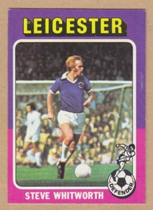 Topps - Footballers - 1975-1976 - Steve Whitworth - Leicester City - # 124