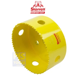 Starrett FCH0334 95mm 3.3/4 bimetal fast cut holesaw fastcut hole saw STRHS95AX - Picture 1 of 2