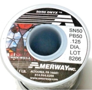 Amerway 50/50 Löten ONYX für Buntglas 1 Pfund Rolle - Bild 1 von 2
