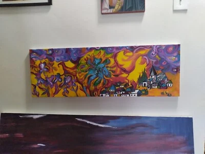 "Vincent Van Gogh" OIL ON CANVAS PAINTING by NYC artist - Image 1 of 4