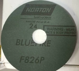 Norton Bluefire F826P 4-1/2 x 7/8 GRIT 24 - Picture 1 of 4
