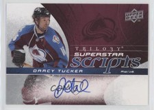 2008-09 Upper Deck Trilogy Superstar Scripts Darcy Tucker #SS-DT Auto