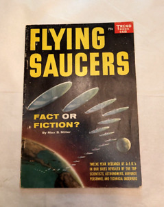 Vtg 1957 FLYING SAUCERS Fact or Fiction by Max Miller Trend Book #145