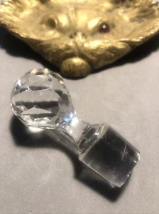Antico Tappo Di Bottiglia Vetro Cristallo Murano - Foto 1 di 4