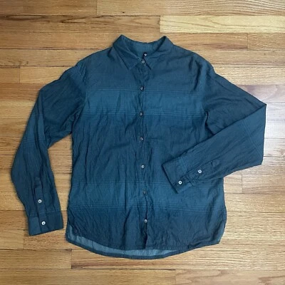 Camisa Top Kuhl Strata Para Mujer Manga Larga Talla M Verde Viridiano Botón Delantero Foto 1 de 4