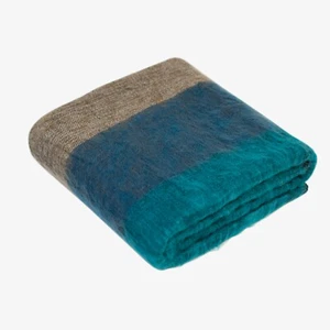 Extra Soft High Quality Yak Wool Travel Blanket  Throw Handwoven Nepal 48" x 96" - Picture 1 of 7