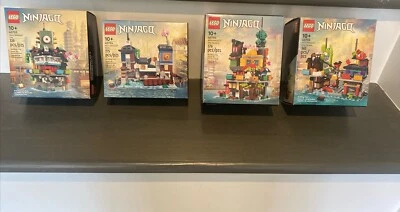 LEGO Lot of 4 - Micro Ninjago City Sets 40703 40704 40705 40706 New Sealed - Image 1 of 4