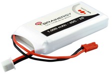 Batteria Lipo • 2s1p • 7,4V • 1000 mAh • 45C • BRAINERGY • JST BEC