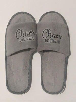Zapatillas de casa gris difuso Chaos Coordinator para mujer talla 8 USADAS una vez Foto 1 de 4