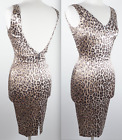 sz 38 / US 2 Dolce&Gabbana D&G dress leopard bodycon open back