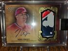 2021 Topps Dynasty Mike Trout Game Used Patch Auto 1/1 LOGOMAN One of One Gold