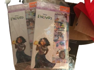 2 Handcrafted Disney Encanto Girls Briefs 7 pack Size 4 100 % Cotton New in box - Picture 1 of 1