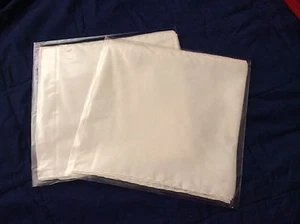 100% SILK SCARVES Blanks White 2 PCS Oblong 11" X 60" 8mm Habotai Painting NWT - Picture 1 of 1