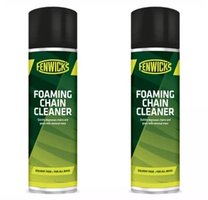 Fenwicks Bike Foaming Chain Cleaner Aerosol Motorbike MTB Road Bike 200ml x2 - Picture 1 of 4