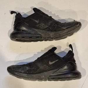 Nike Air Max 270 Hombres Talla 11 Triple Negro Zapatos Tenis AH8050-005 - Imagen 1 de 7