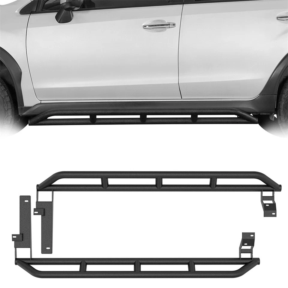 2x Body Slider Tubular Guard for Subaru XV Crosstrek 2013 2014 2015 2016 2017 - Image 1 of 4