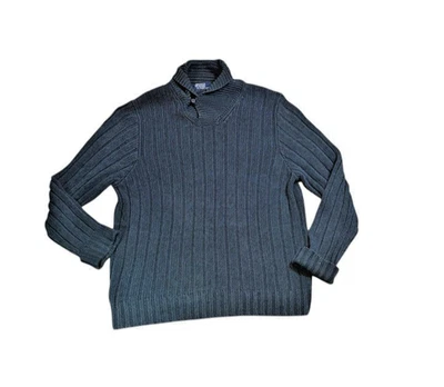 Suéter Polo Ralph Lauren Cuello Chal Para Hombre Talla XXL Seda Lino Pescador Tejido Foto 1 de 4