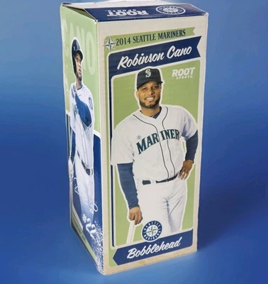 Robinson Cano #22 Bobblehead 2014 Seattle Mariners MLB Bobblehead Root Sports Foto 1 de 4