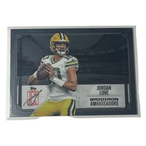 2024 Topps Signature Class Gridiron Ambassadors Jordan Love #GA-12 Packers - Picture 1 of 2