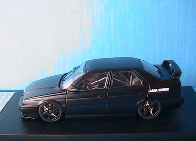 ALFA ROMEO 155 TS 1.8 TWIN SILVERSTONE PLAIN COLOR NERO HPI RACING 8128 1/43 - Immagine 1 di 4