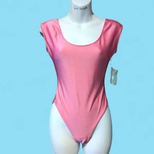 80er DEADSTOCK JAZZERCISE TURNANZUG Lycra Tanz Aerobic Body Strumpfhose NEU Neu mit Etikett 4E - Bild 1 von 22