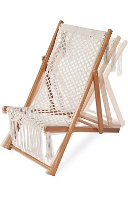 Avestruz CHS-1002B Silla de Playa Portátil Junto a la Piscina Exterior, Silla Interior Foto 1 de 4