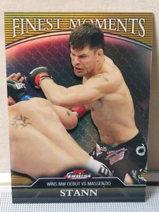 Brian Stann 2011 Topps UFC Finest Gold Refractor Finest Moments #77/88 - Picture 1 of 2
