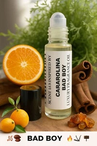 Carolina herreraBad boy Perfume Oil Type 10 Ml Pure Oil Travel USA - Picture 1 of 4