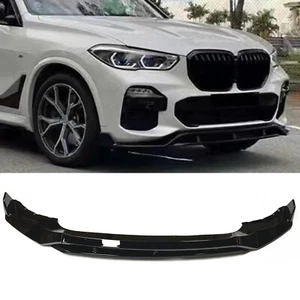 4pcs Front Bumper Spoiler Splitter Lip For BMW X5 G05 2019 2020 2021-2023 Black - Picture 1 of 10