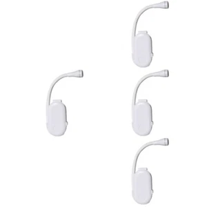 4 Stück Buch-Leselampe, Clip-Lampe, flexible Leselampe, tragbare Lampe für - Bild 1 von 12