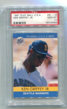 1991 Play Ball U.S.A. - KEN GRIFFEY JR - National Promo #91-18 -  PSA 10  Pop 3