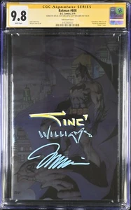 BATMAN #608 FOIL COVER CGC 9.8 SS SIGNED BY JIM LEE SCOTT WILLIAMS ALEX SINCLAIR - Picture 1 of 6